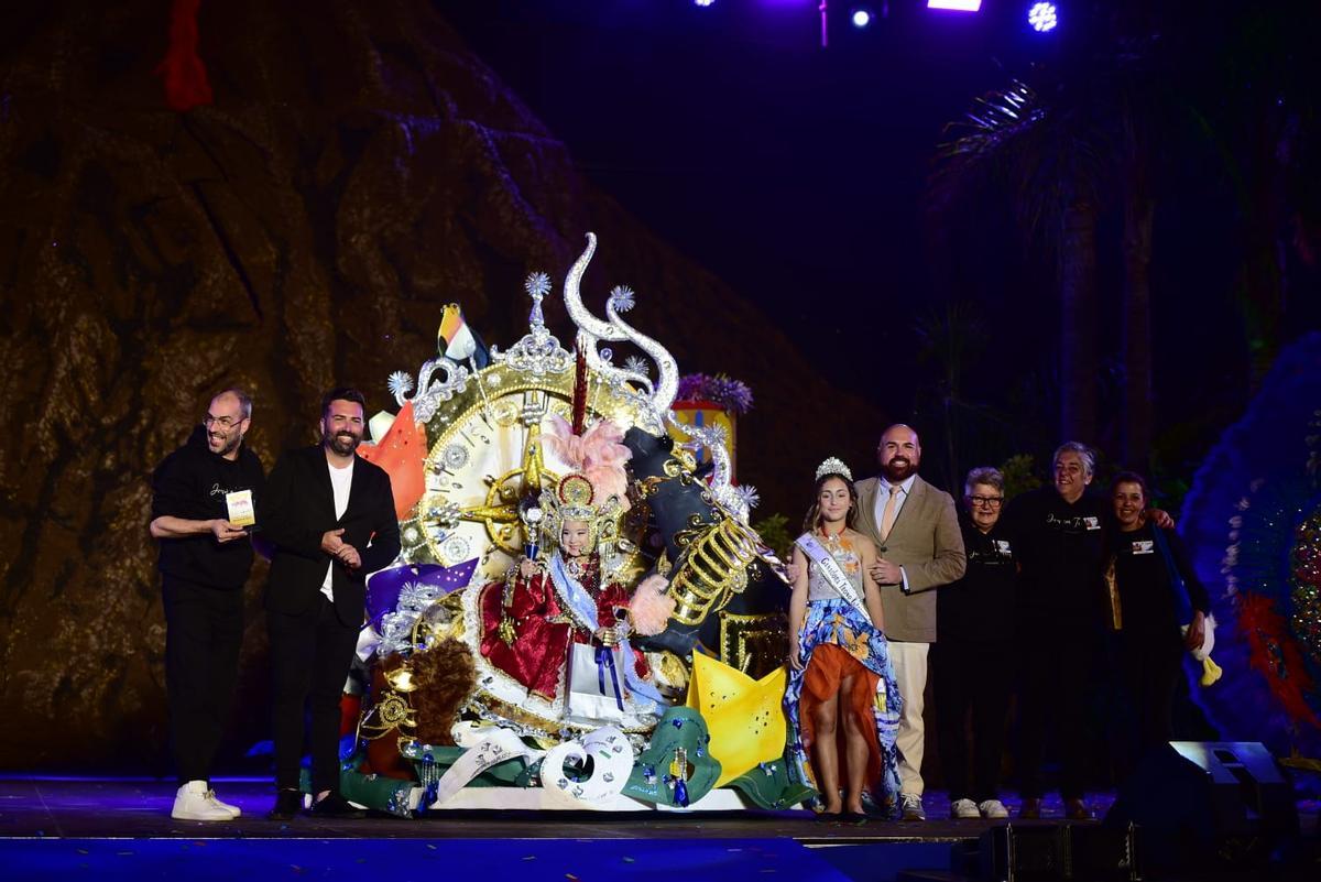 Sofía Rodríguez González con la fantasía ‘Guardiana del tiempo’