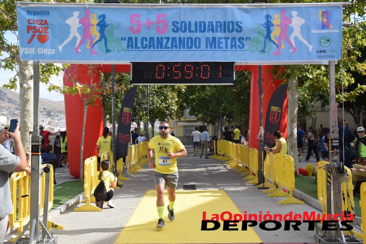 La carrera-Marcha Popular 5+5 Solidarios Alcanzando Metas, en imágenes