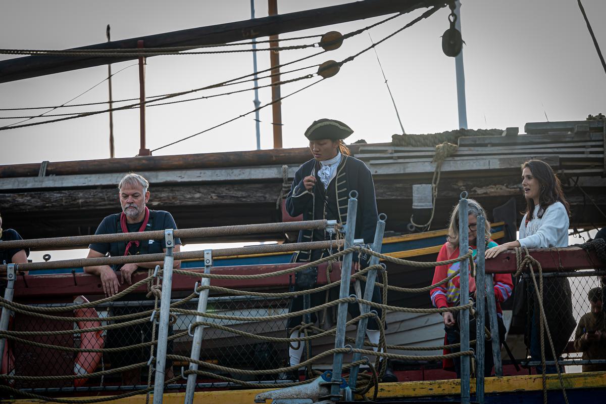 El Götheborg de Suecia, el velero más grande del mundo, recala en Barcelona