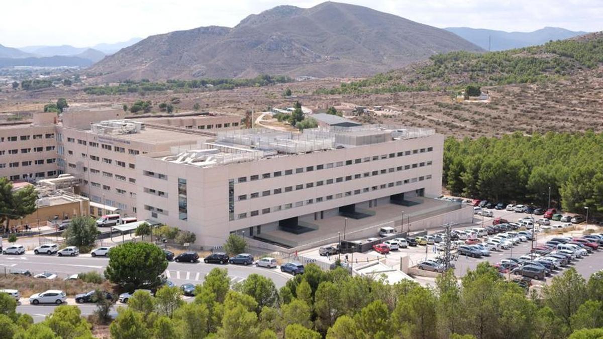 El Hospital de Elda, en una imagen de archivo.