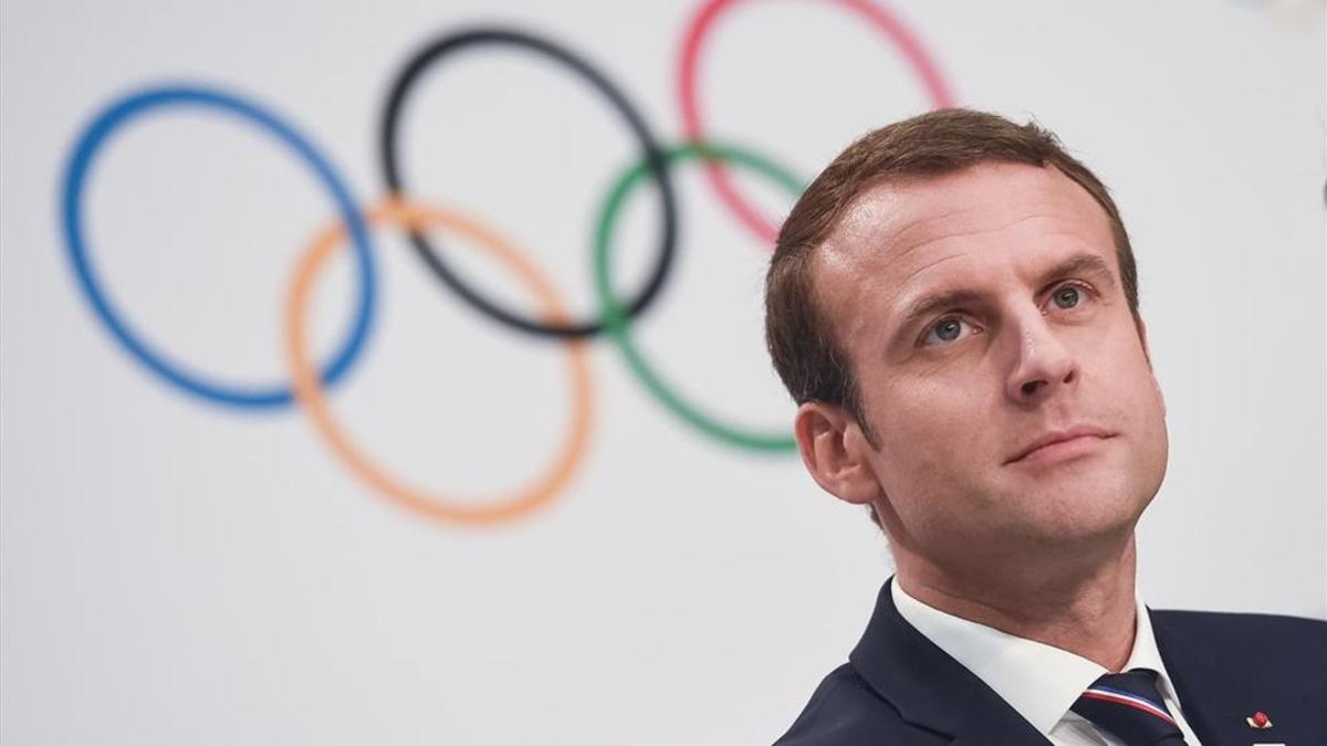 Emmanuel Macron, presidente de Francia, satisfecho del acuerdo entre el CIO y Los Ángeles