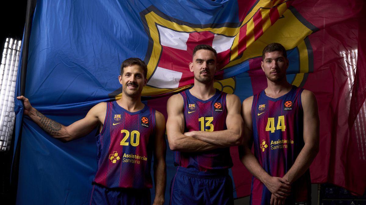 Tomas Satoransky, Nico Laprovittola y Joel Parra son los tres capitanes del Barça en la temporada 25/26