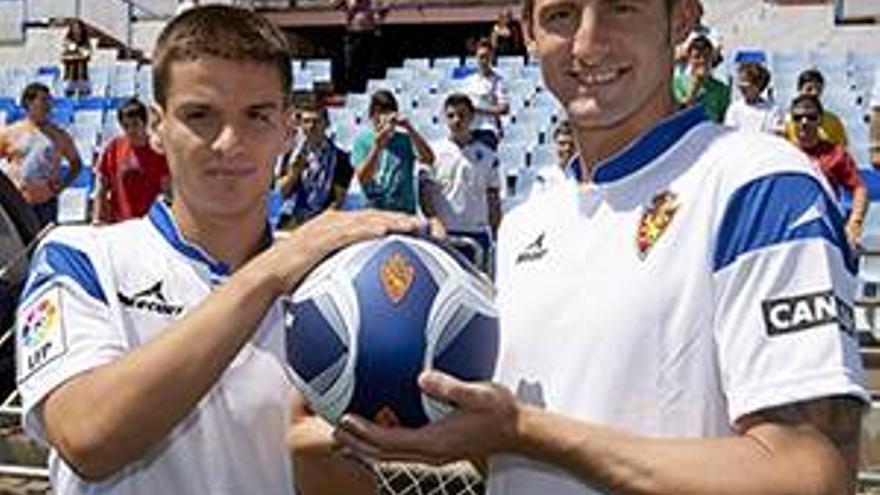 Rubén y Ruiz de Galarreta, presentados en La Romareda