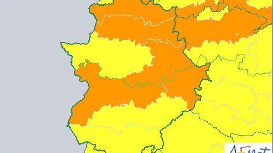 Extremadura estará mañana en alerta naranja por calor y con probabilidad de tormentas