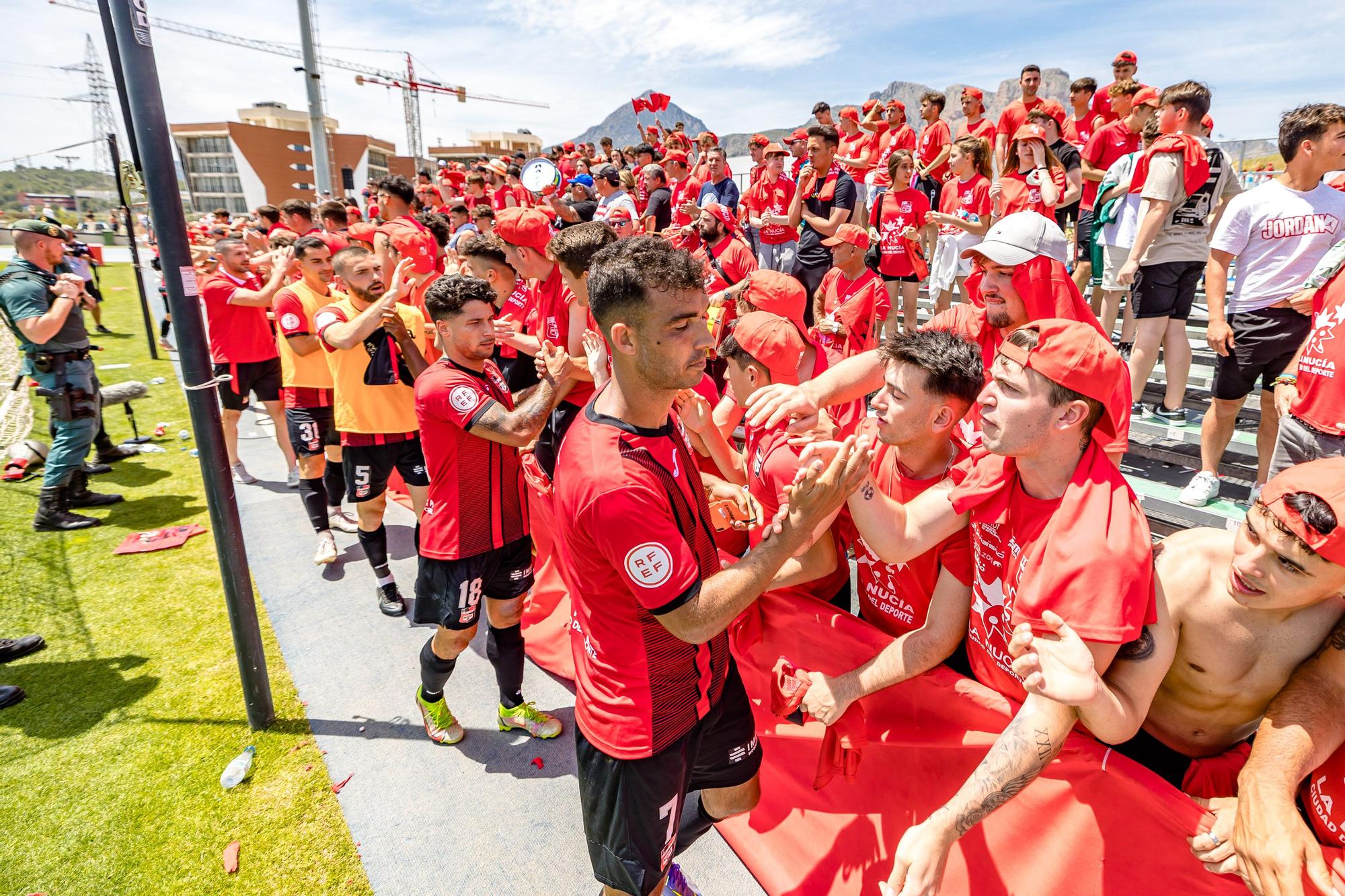 Un empate valía al Intercity en La Nucía para lograr el ascenso directo a Primera RFEF como campeón del grupo 5 de Segunda RFEF. Y un punto lograron los hombres dirigidos por Gustavo Siviero, en un ejercicio de resistencia y orden defensivo