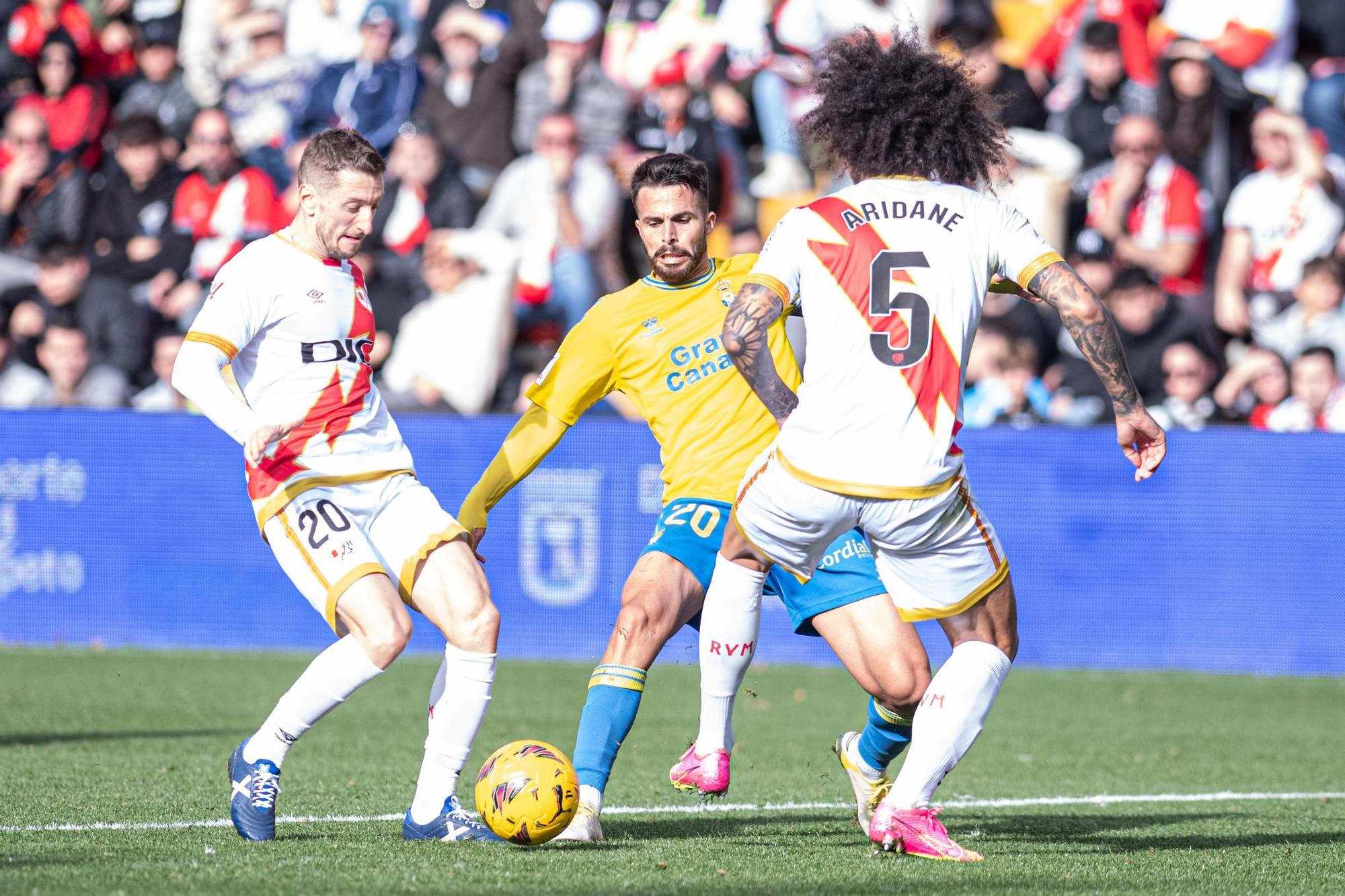 Partido entre el Rayo Vallecano y la UD Las Palmas