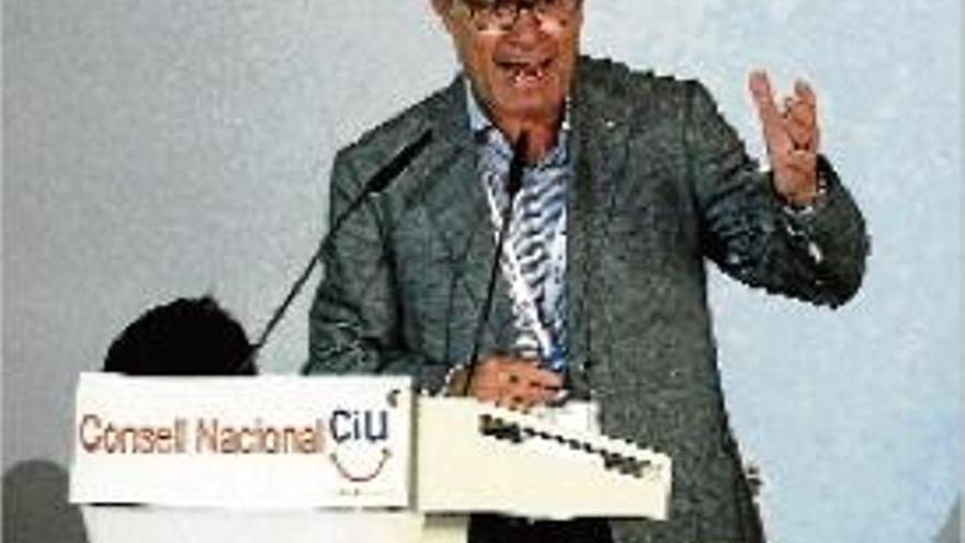 Artur Mas durant el consell nacional de CiU a Bellaterra