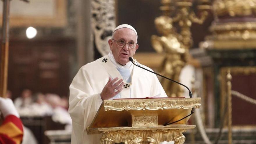 El papa Francisco, durante una homilía.