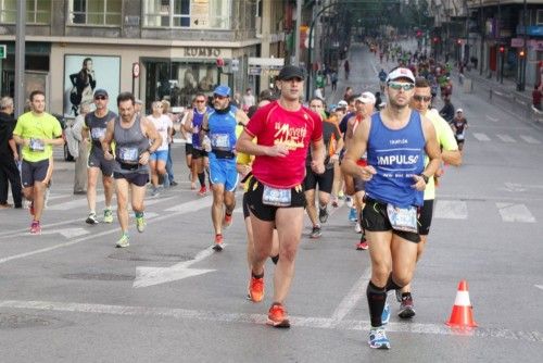II Maratón de Murcia: Paso por Gran Vía
