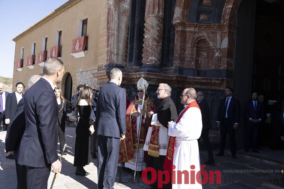 Visita de los reyes de España a Caravaca (explanada de la Basílica)