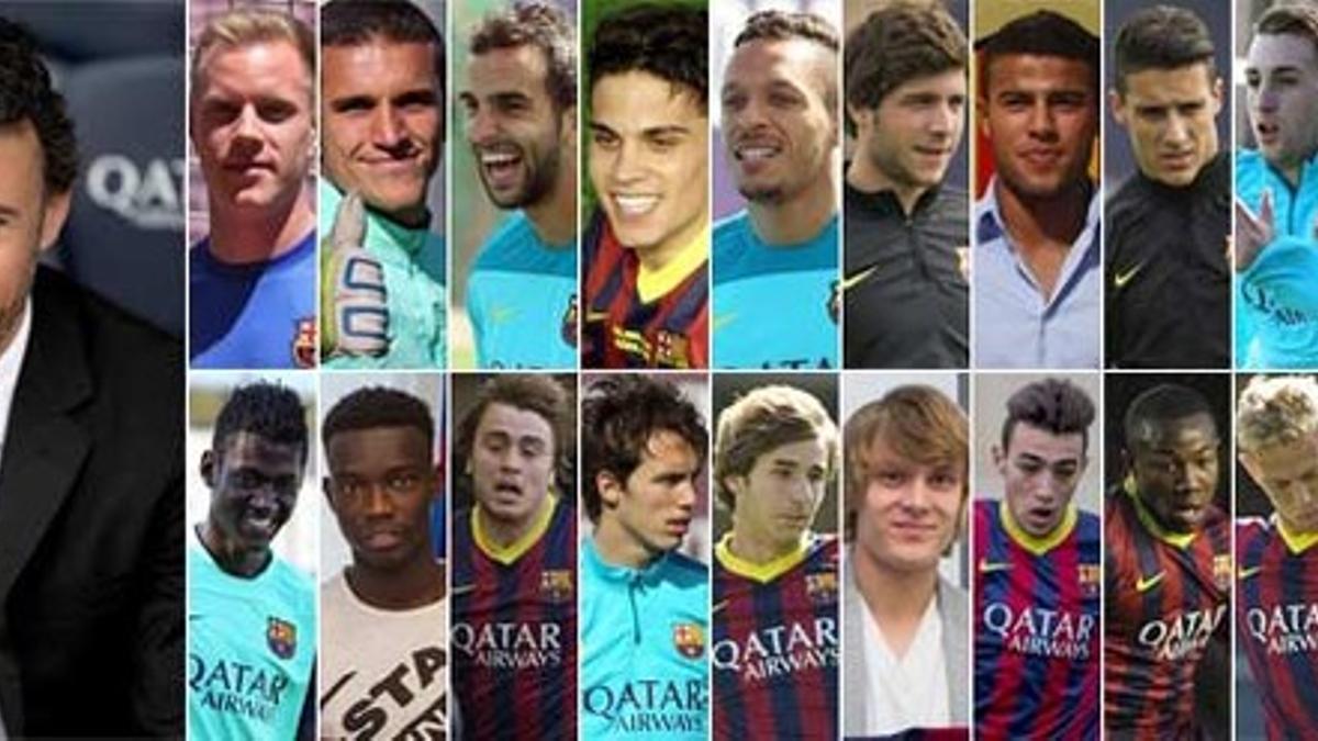 Los 22 jugadores que empezarán la pretemporada del Barça con Luis Enrique