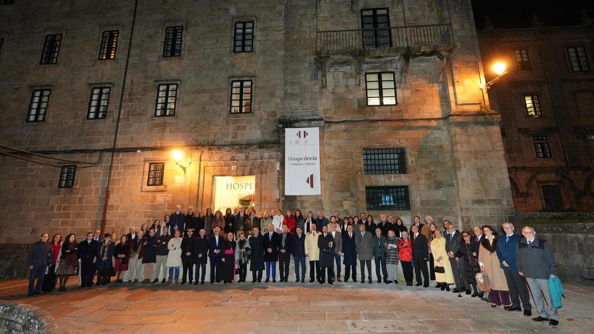 Asistentes al seminario sobre ética e IA, este jueves en San Martiño Pinario, en Santiago