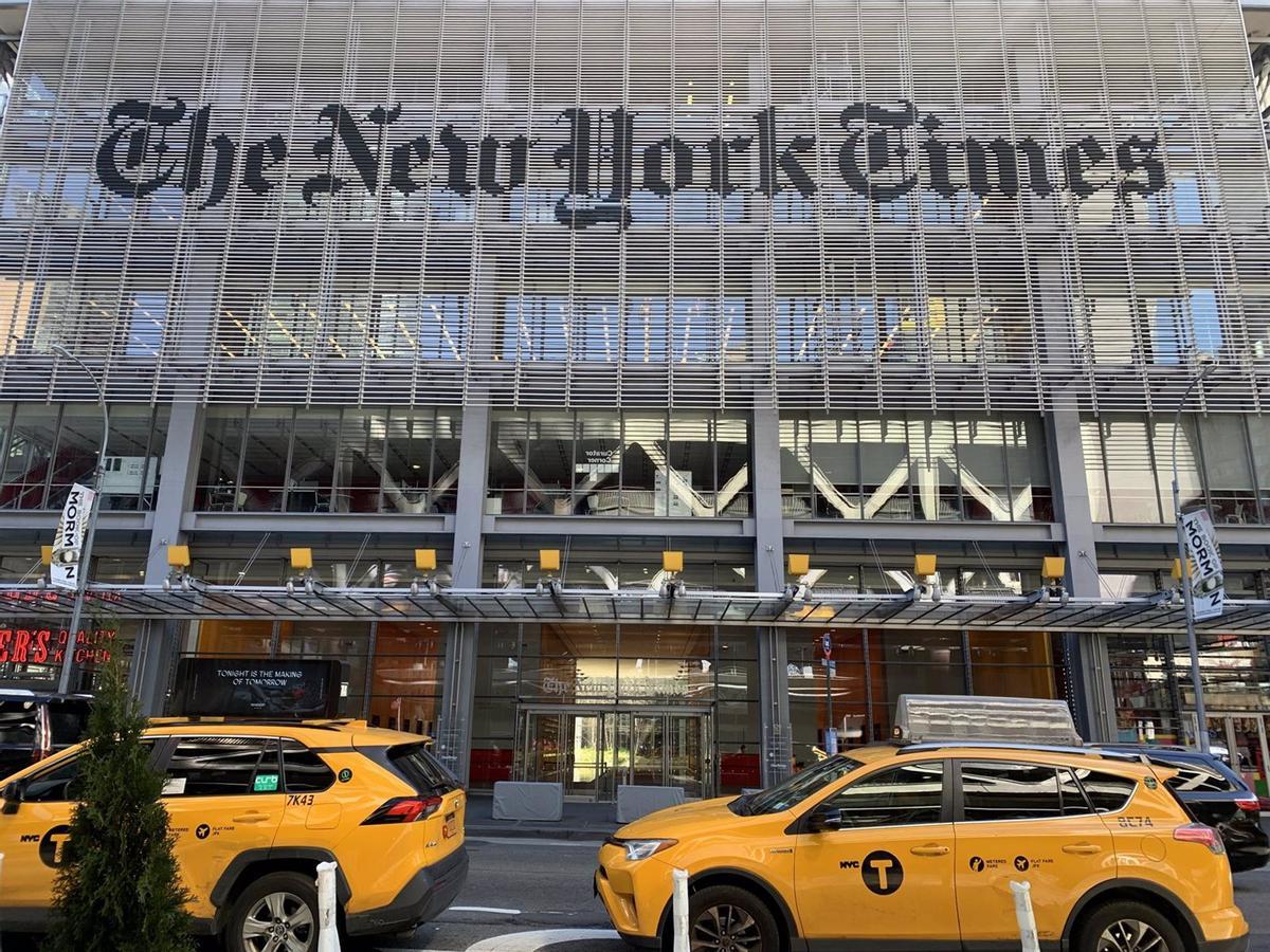 Sede del periódico The New York Times.