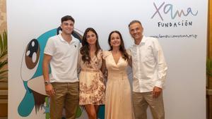 Pacho y Sira Martínez, Elena Cullell y Luis Enrique Martínez, patronos fundadores de la Fundación Xana