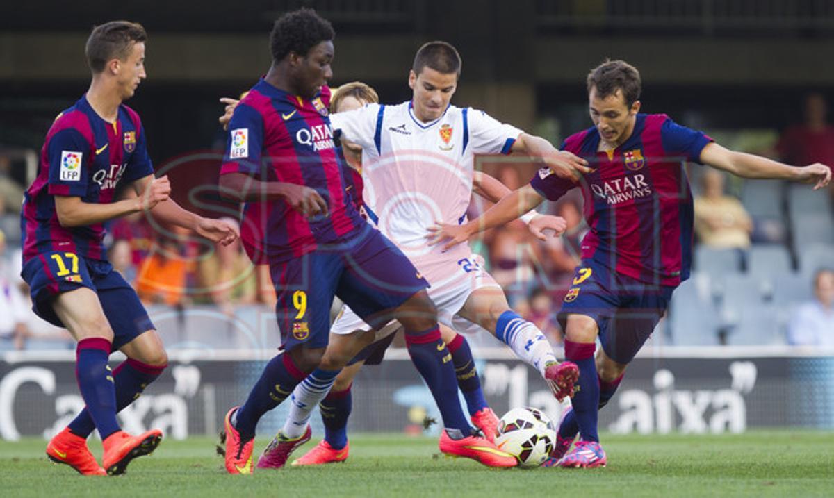 BARÇA B 4- REAL ZARAGOZA 1 BARÇA B 4- REAL ZARAGOZA 1