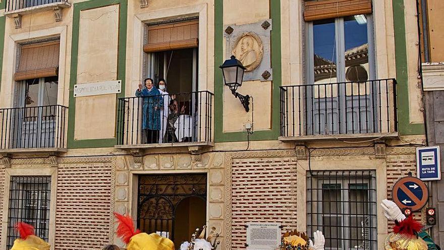 Videoconferencia con los niños y visita a los mayores