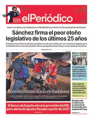 La portada de EL PERIÓDICO del 24 de diciembre de 2025