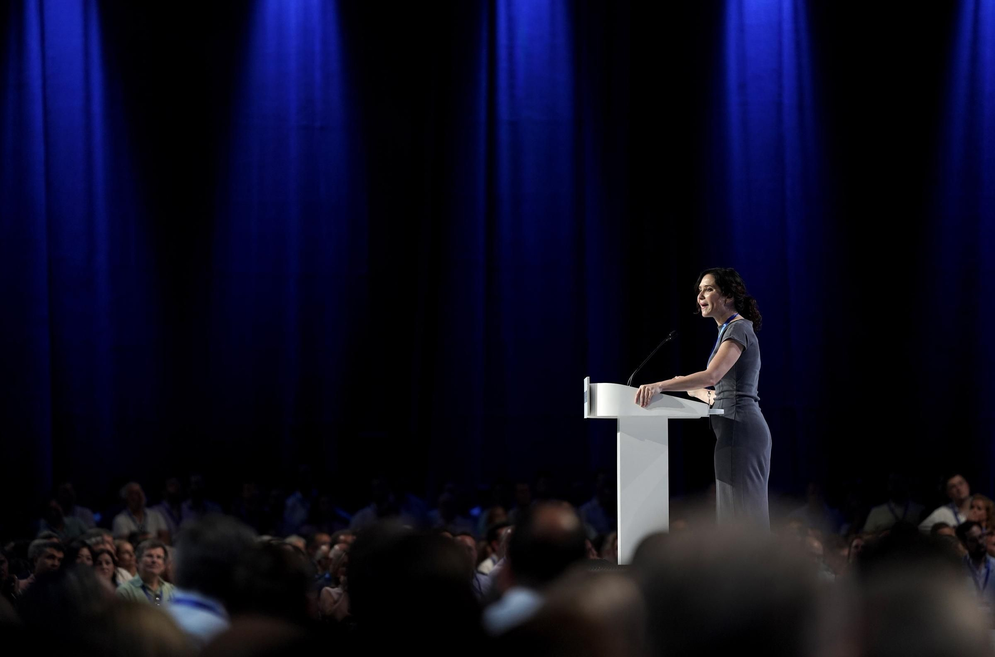 Isabel Díaz Ayuso, en el Congreso Nacional del Partido Popular.