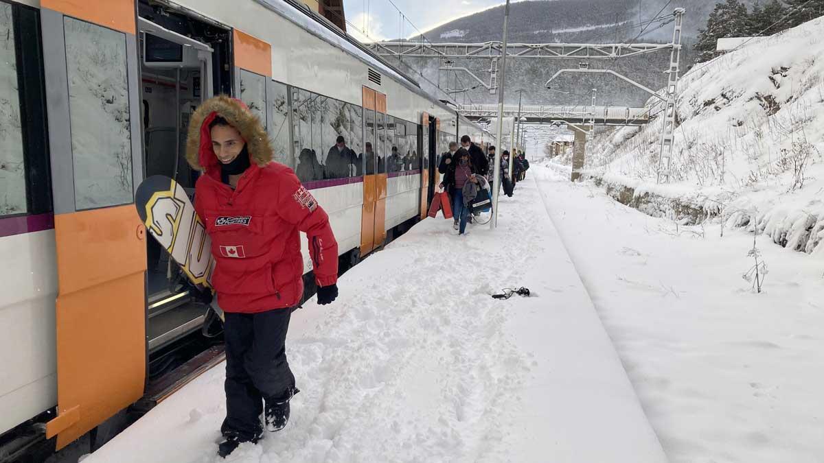 El primer Tren Blanc de la temporada llega a La Molina