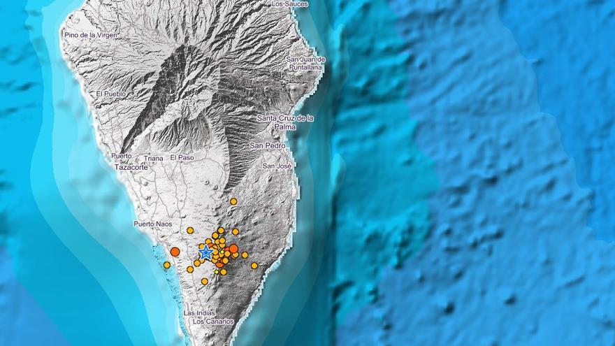 Localizado un terremoto de magnitud 3,1 en Fuencaliente