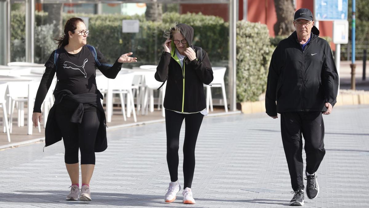 El viento vuelve a soplar con fuerza en la provincia de Alicante como la semana pasada.