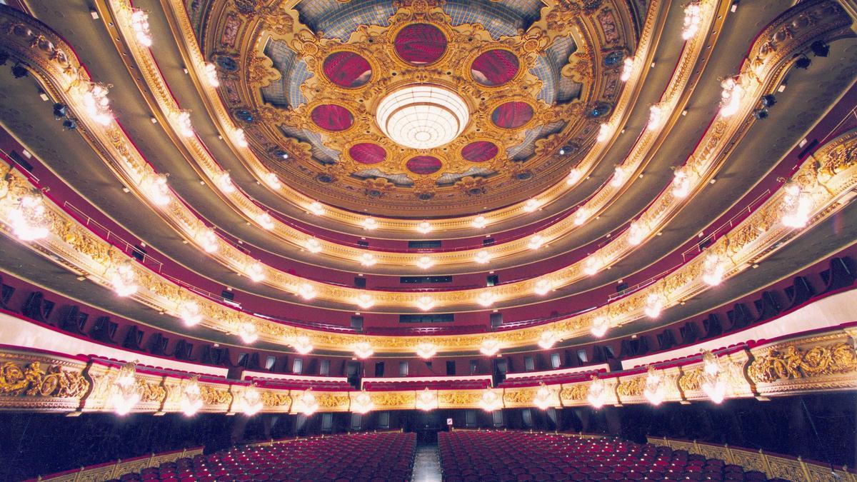 Vista general de la platea del Gran Teatre del Liceu