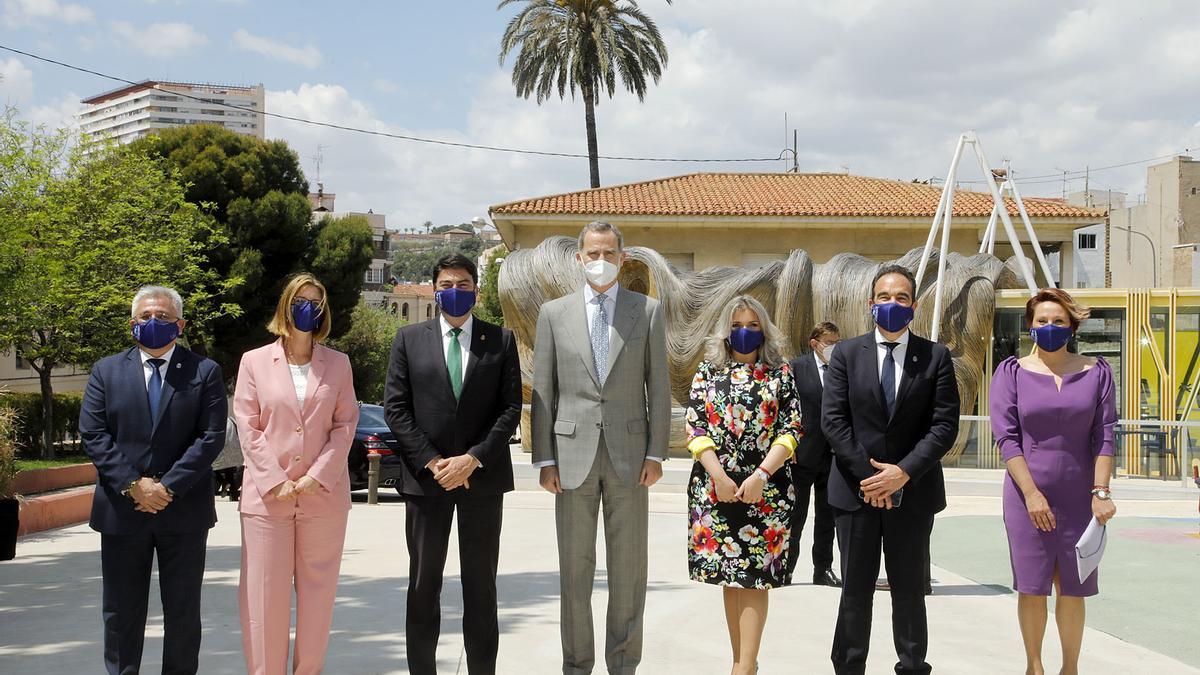 La visita del Rey Felipe VI a Las Cigarreras en Alicante