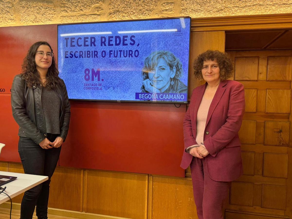 Campaña do 8M en Santiago: tecer redes feministas para non dar “nin un paso atrás” nos dereitos conseguidos