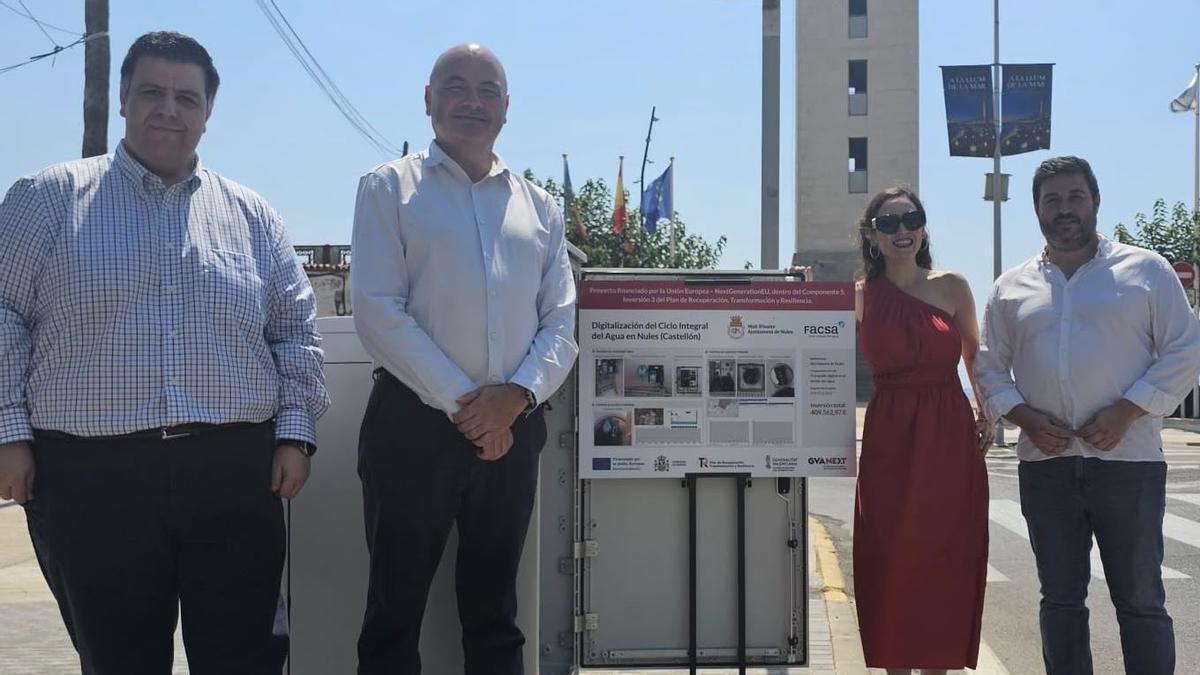 El concejal de Ciclo Integral del Agua de Nules, Adrián Sorribes, ha presentado la iniciativa de digitalización.