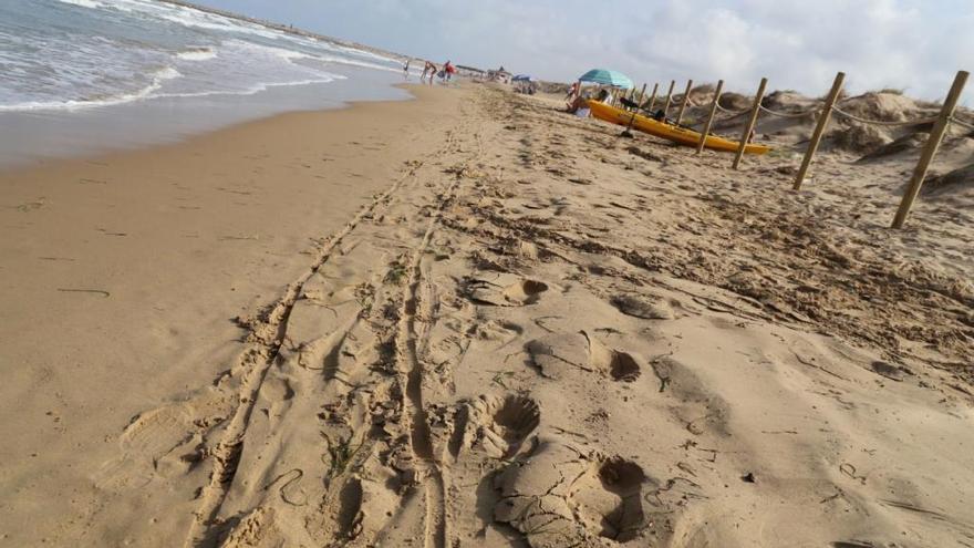 La playa Tossals en que se ahogó la pareja.