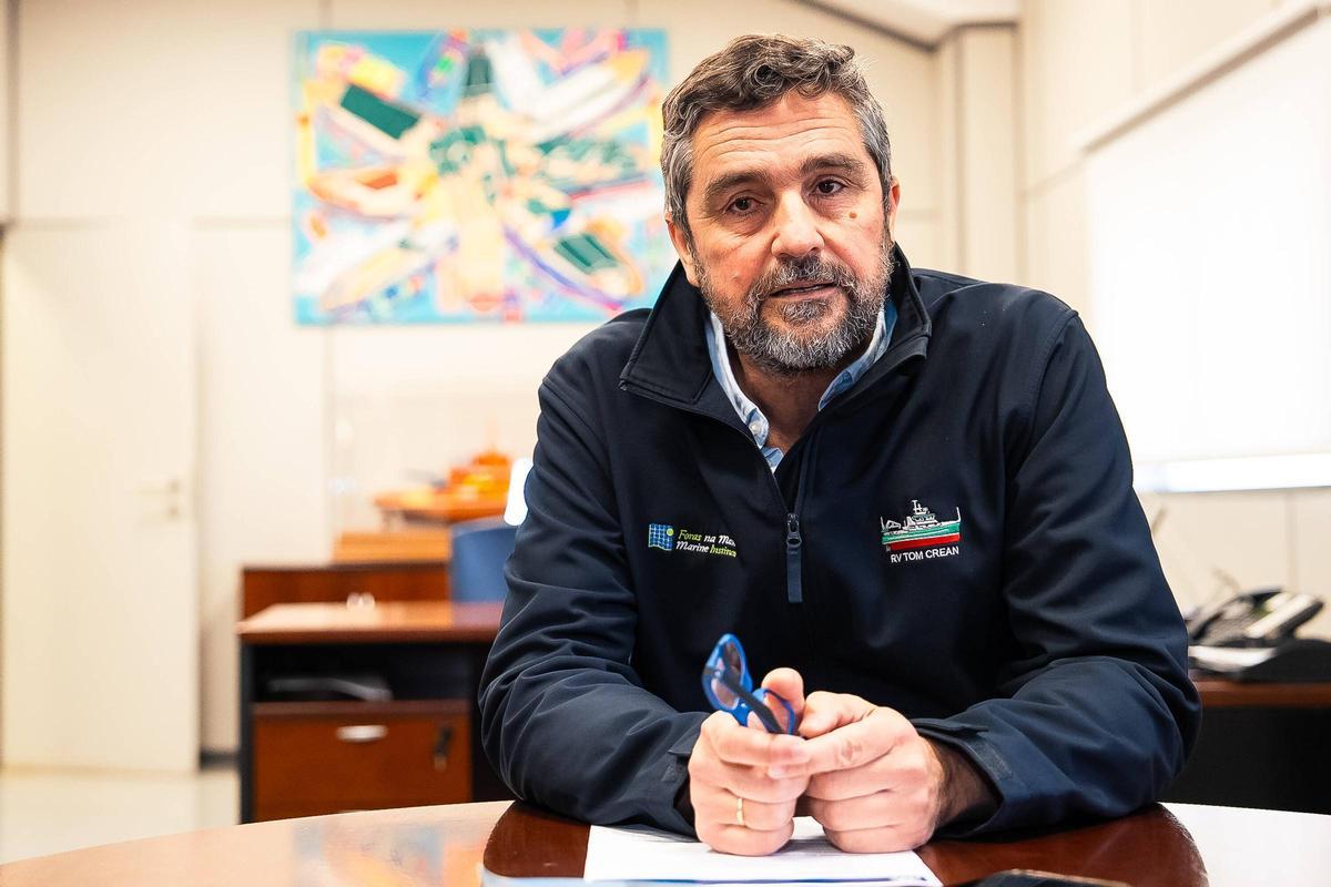 Santiago Martín, en las instalaciones de Armón Vigo.