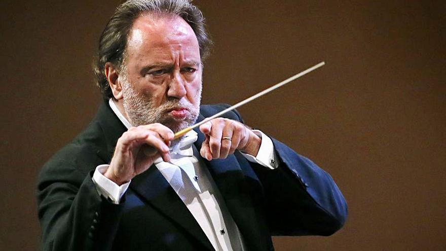 El director de la Orquesta de la Scala de Milán, Riccardo Chailly.