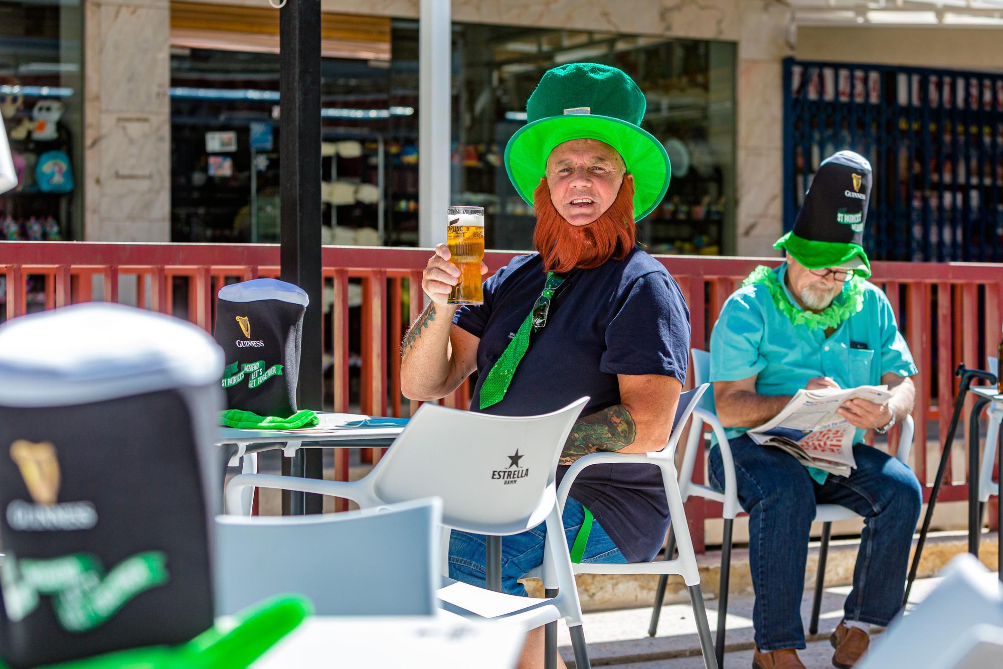 Celebración de St Patrick's Day en Benidorm