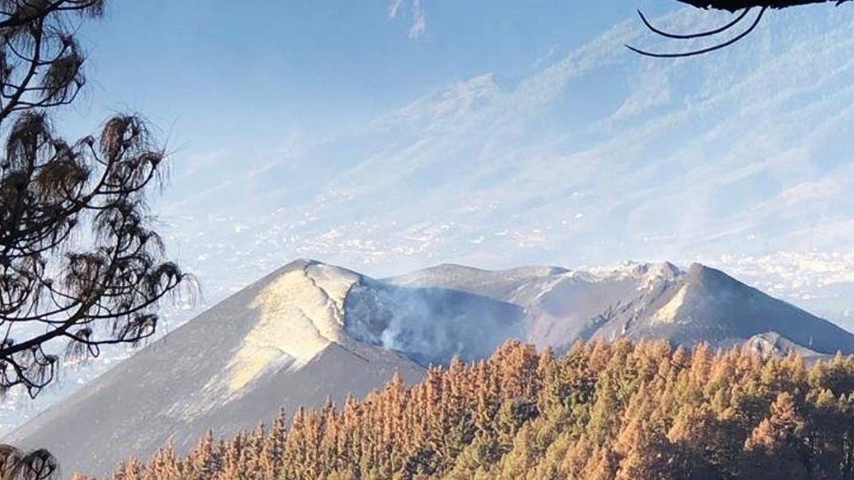 Una imagen del volcán de La Palma tras el final de la erupción.