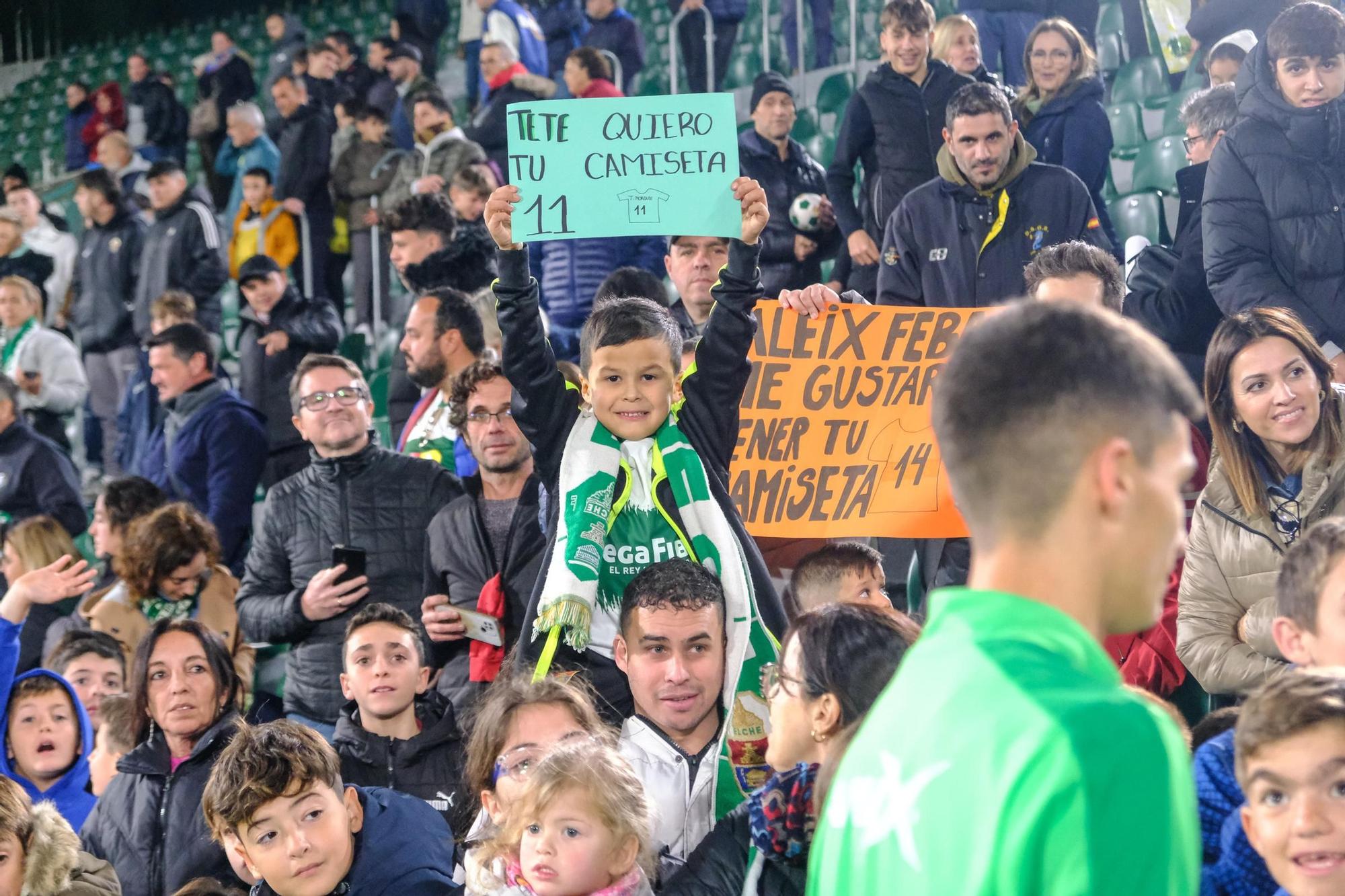 Así ha sido la sesión de entrenamiento abierta con entrada solidaria del Elche CF