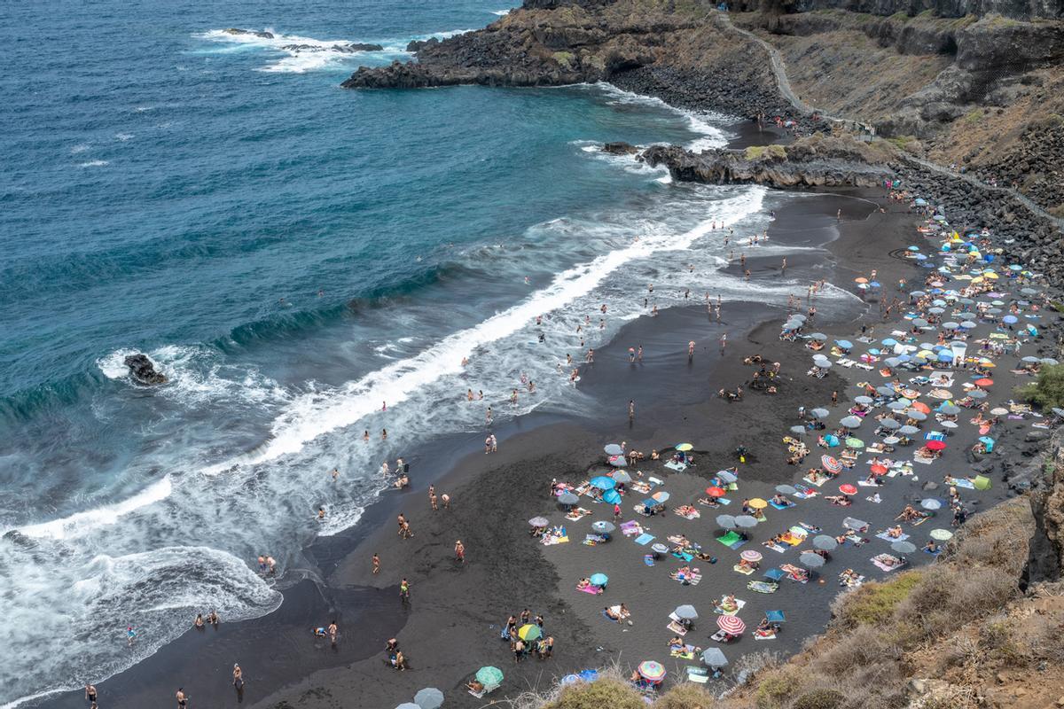 Hay playas que no están preparadas para el exceso de bañistas.