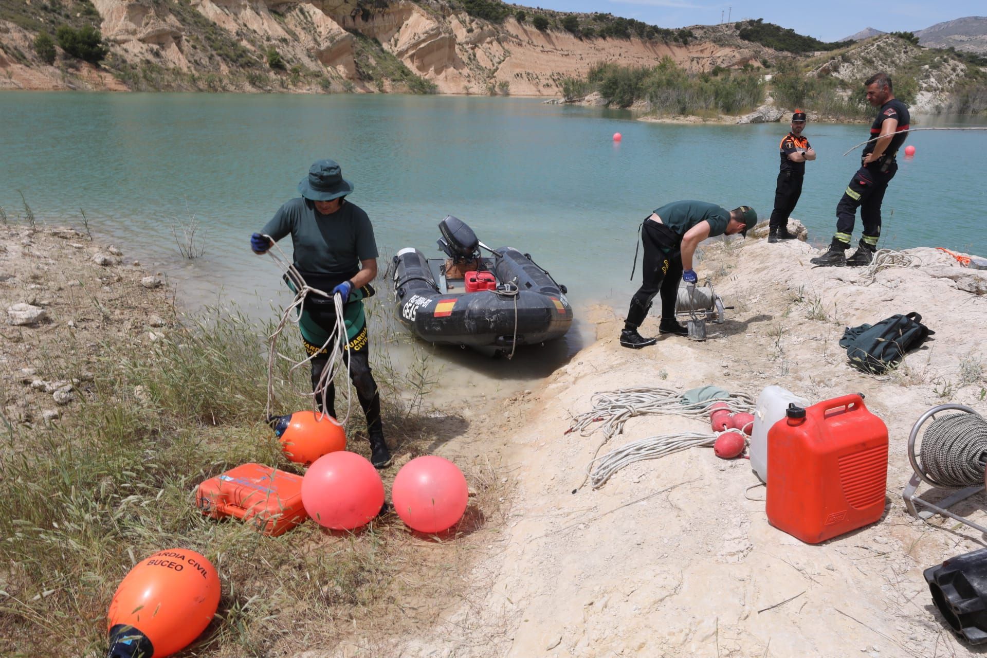 Recatan el cuerpo sin vida del joven desaparecido en el Pantano de Crevillent