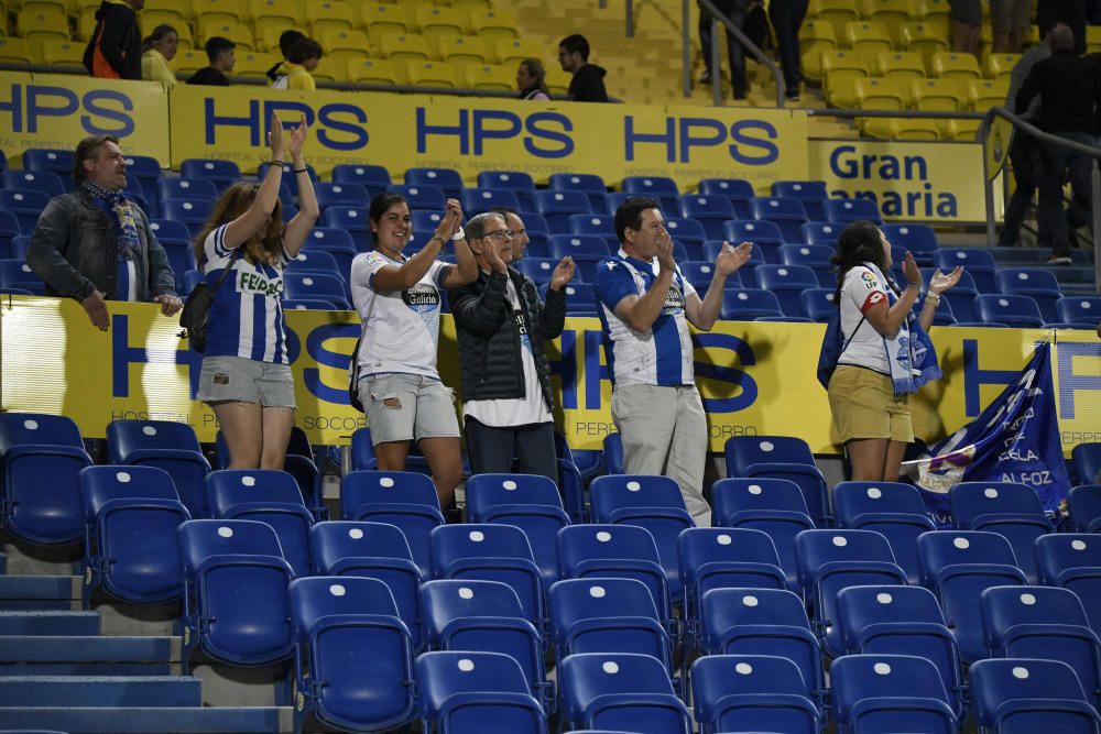 Así se celebró el gol de Domingos al Las Palmas