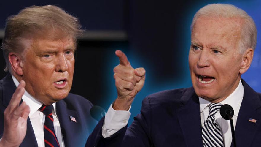 Los momentos destacados del crispado debate de Trump y Biden