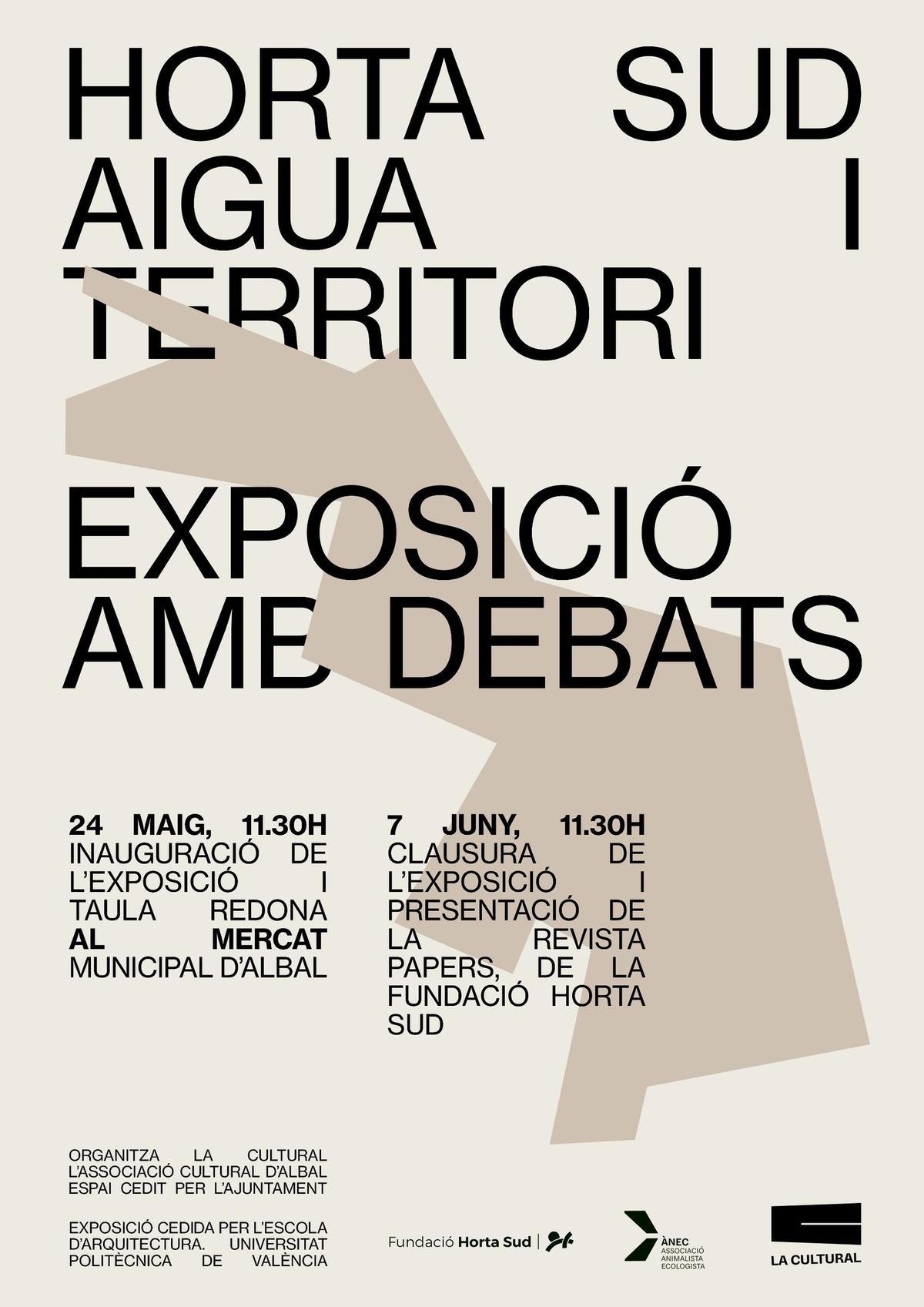 Cartel jornada sobre la dana.