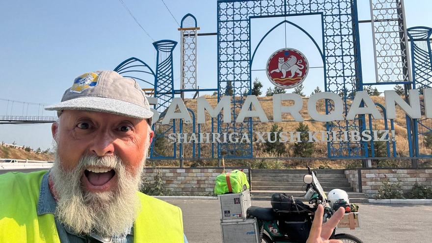 12.462 km en Vespino hasta Asia: la hazaña de un jubilado de Castellón