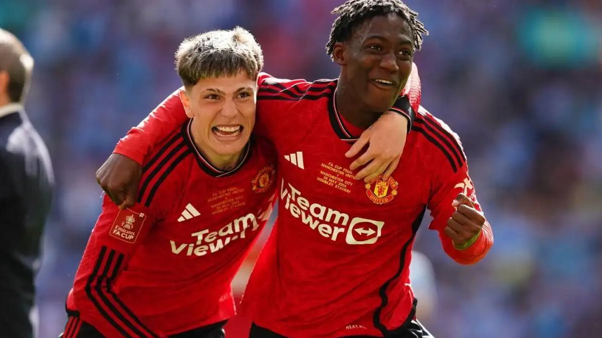 Garnacho y Mainoo, nominados al Trofeo Kopa