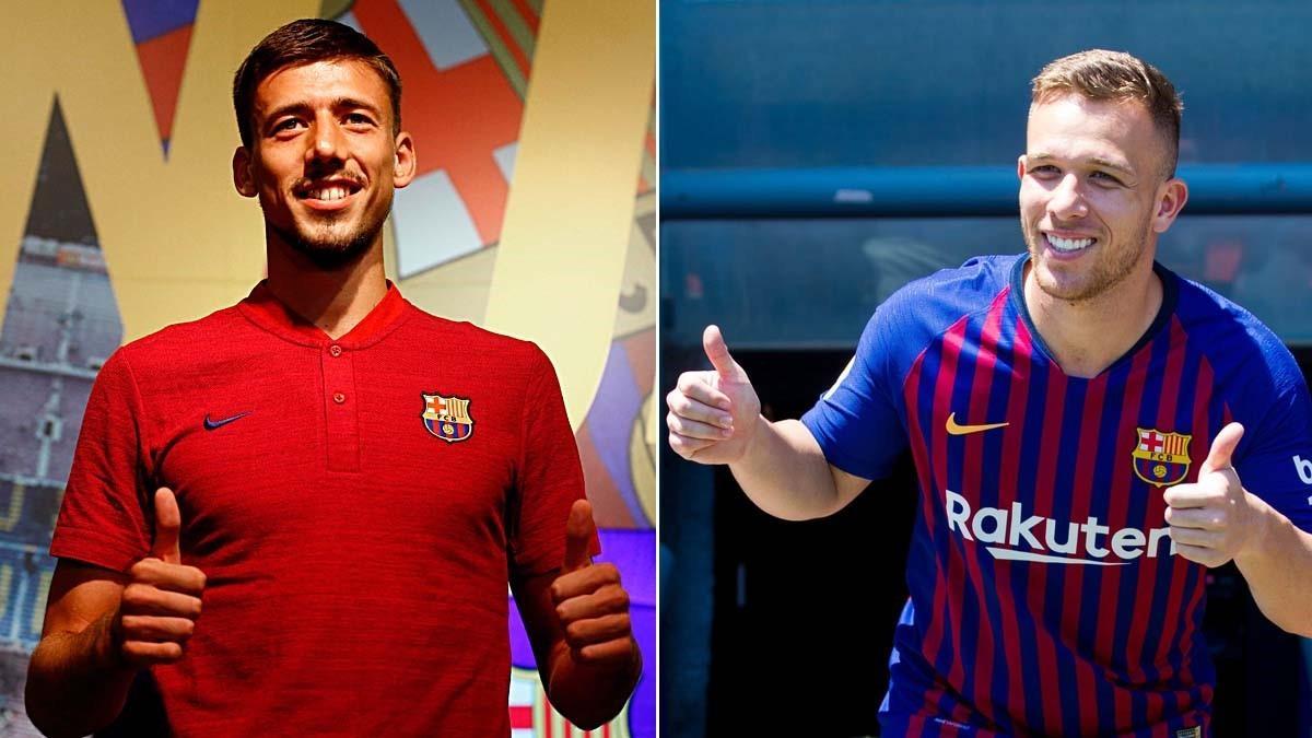 Lenglet y Arthur, los dos primeros fichajes del Barça 18-19.