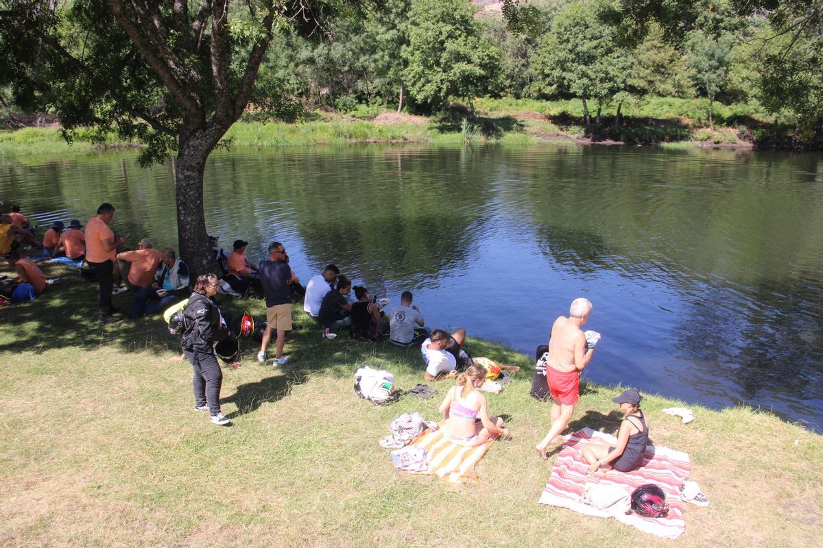 Sanabria despide la multitudinaria concentración de motos