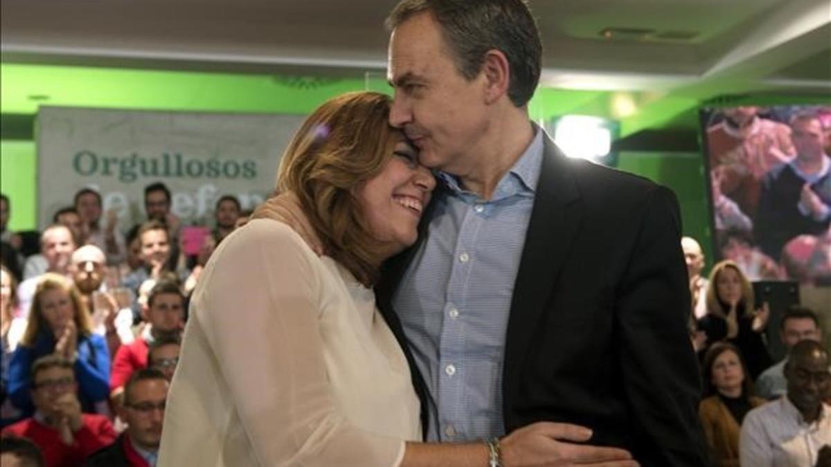 Susana Díaz y José Luis Rodríguez Zapatero