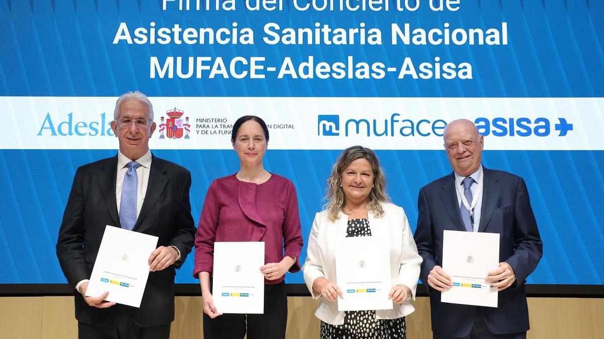 Firma del nuevo concierto de Muface