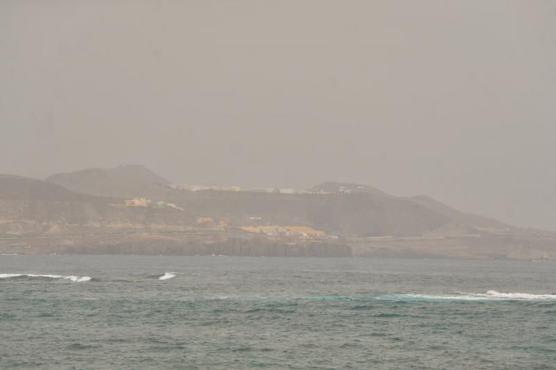 Calor y calima en Las Palmas de Gran Canaria (08/06/21)