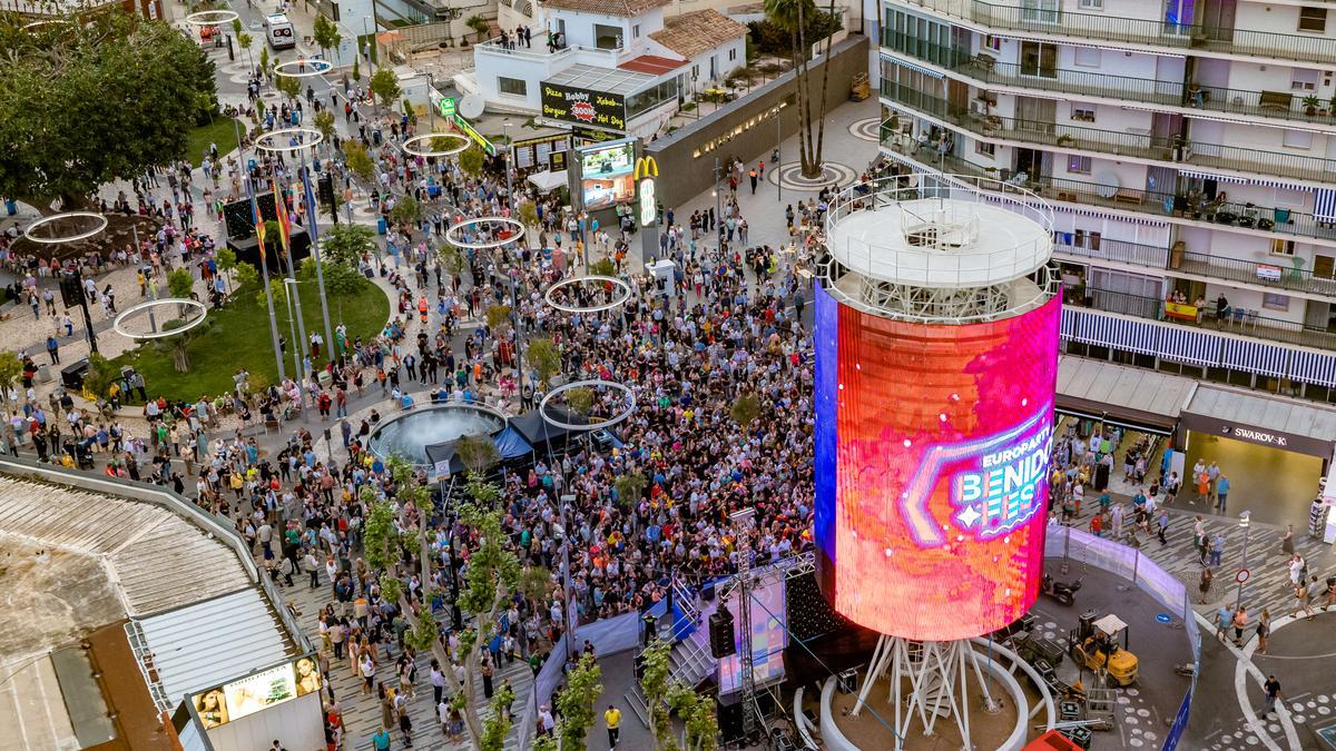 El Benidorm Fest y Eurovisión llenaron el pasado año la ciudad de turistas.