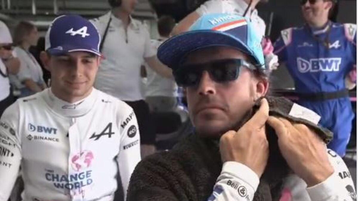 Fernando Alonso y Ocon vivieron un episodio único en el Paul Ricard.