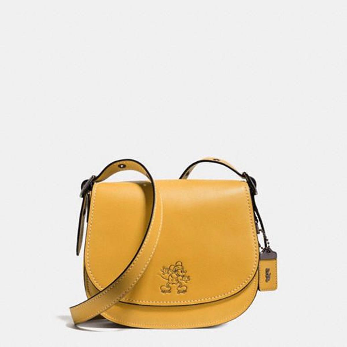 Disney x Coach: mini bolso mostaza